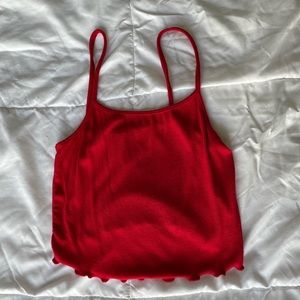 Red tank top!